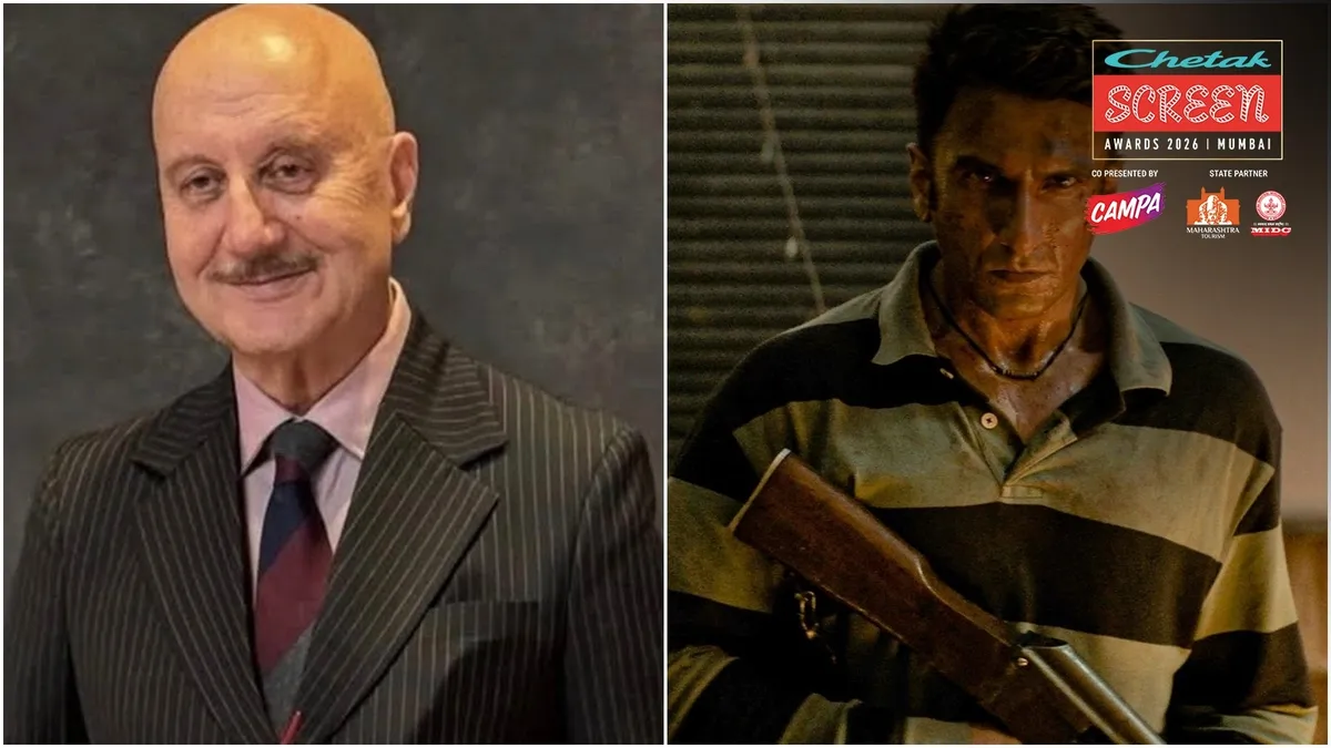 Anupam Kher speaking at an event defending the film Dhurandhar