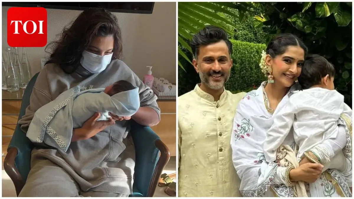 Rhea shares first glimpse of Sonam-Anand’s newborn baby boy