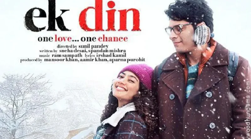 Aamir Khan Productions 'Ek Din' music album cover art romance