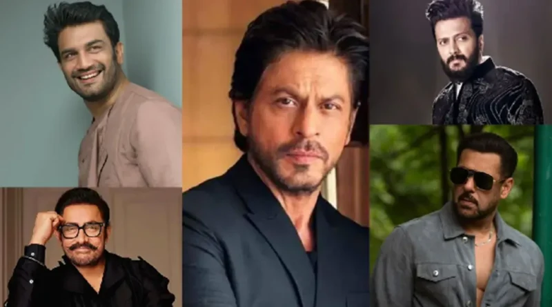 Bollywood actors Aamir Khan, Salman Khan, and Sharad Kelkar producing films.