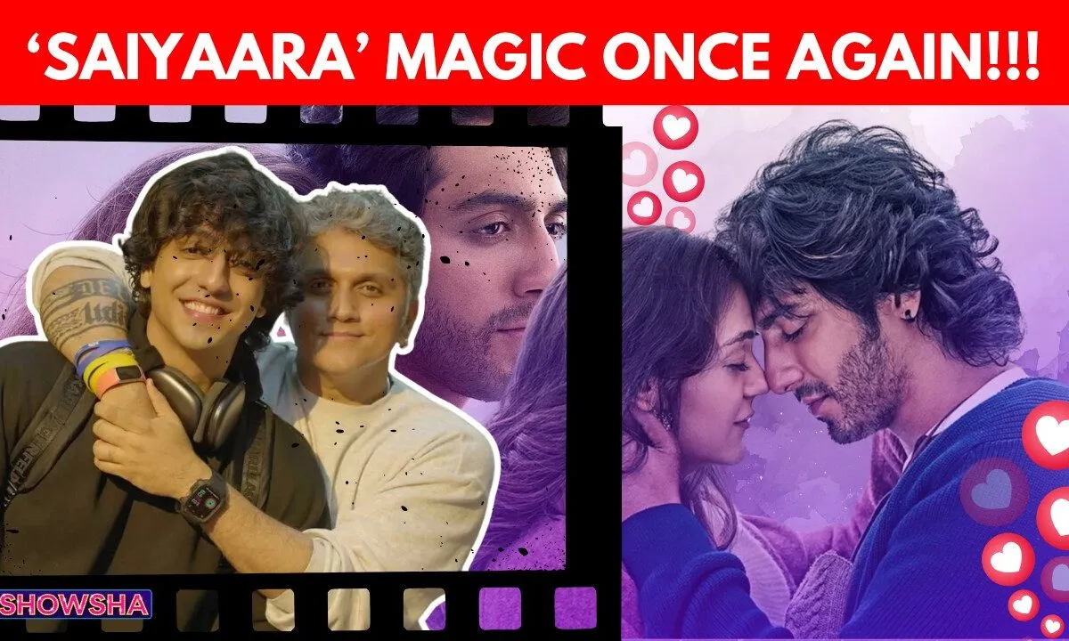 Ahaan Panday and Mohit Suri smiling, looking ready for a new project.