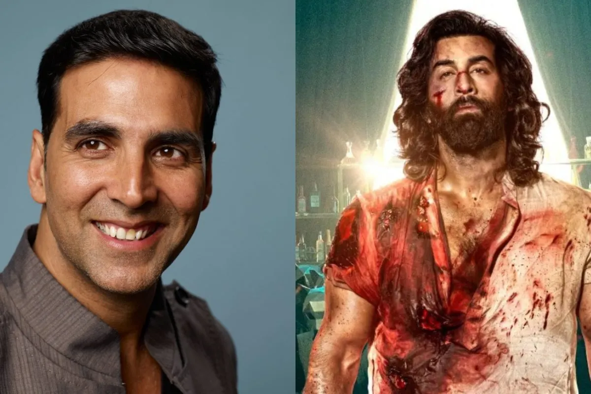 Akshay Kumar looking intense during a recent film promotion event.