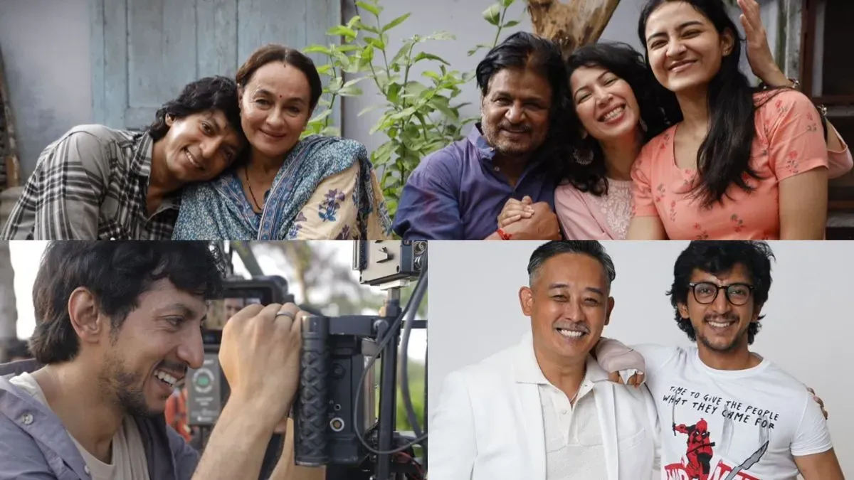 Anshuman Jha smiling brightly at a film festival event.