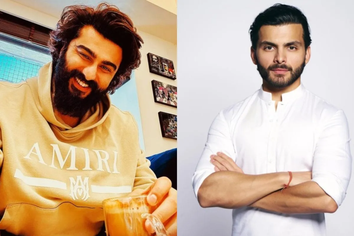 Arjun Kapoor shares Shikhar Pahariya's birthday cake, hinting at family ties.
