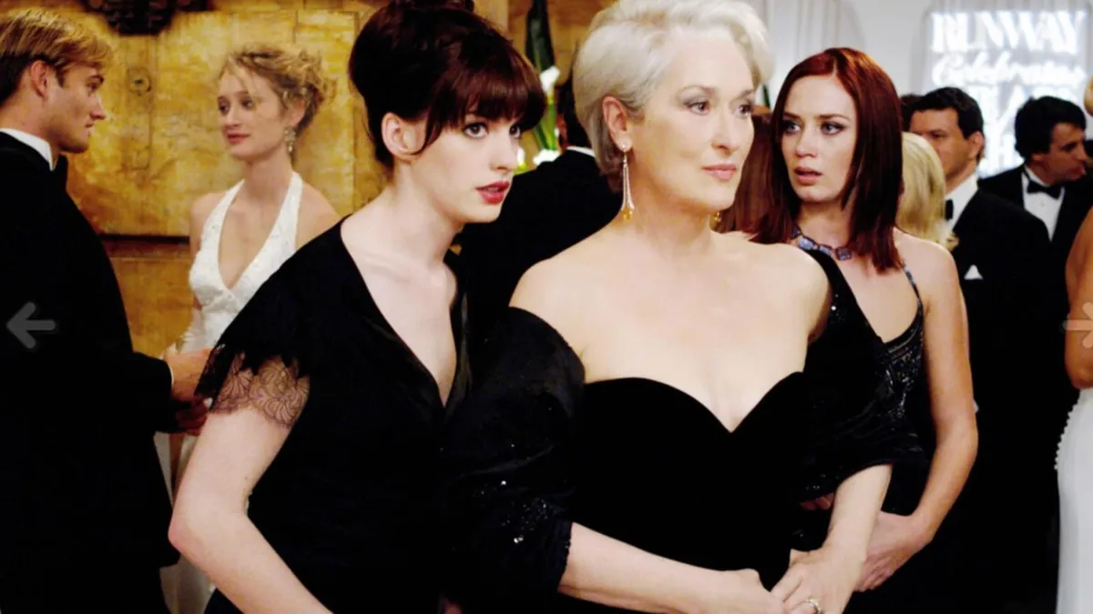 Andy Sachs looking stressed in an office setting.