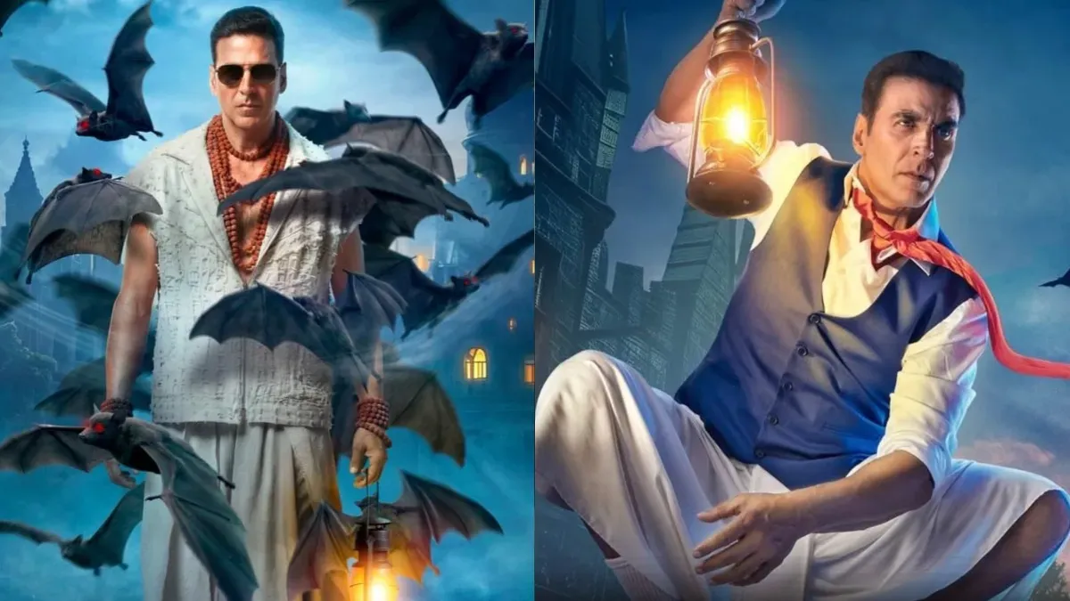 Akshay Kumar in a spooky and funny scene from Bhoot Bangla