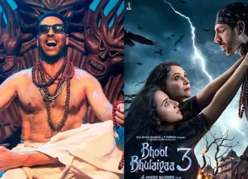 A still from the movie Bhooth Bangla showing Akshay Kumar.
