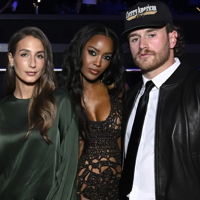 Bravo logo with Summer House cast members looking surprised or gossiping, hinting at a secret.