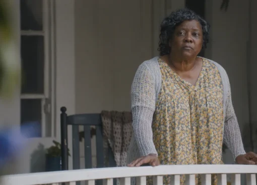 Loretta Devine and Amy Madigan smiling at an event.