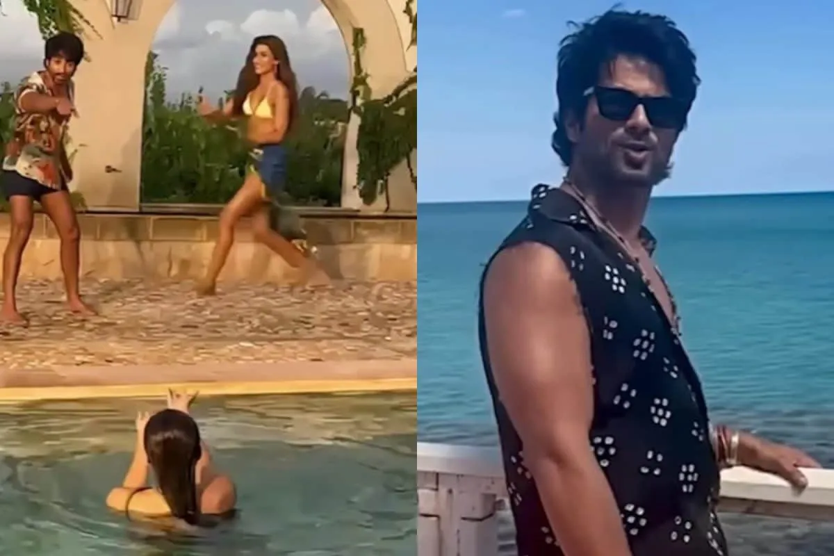Shahid Kapoor dancing on the set of Cocktail 2.