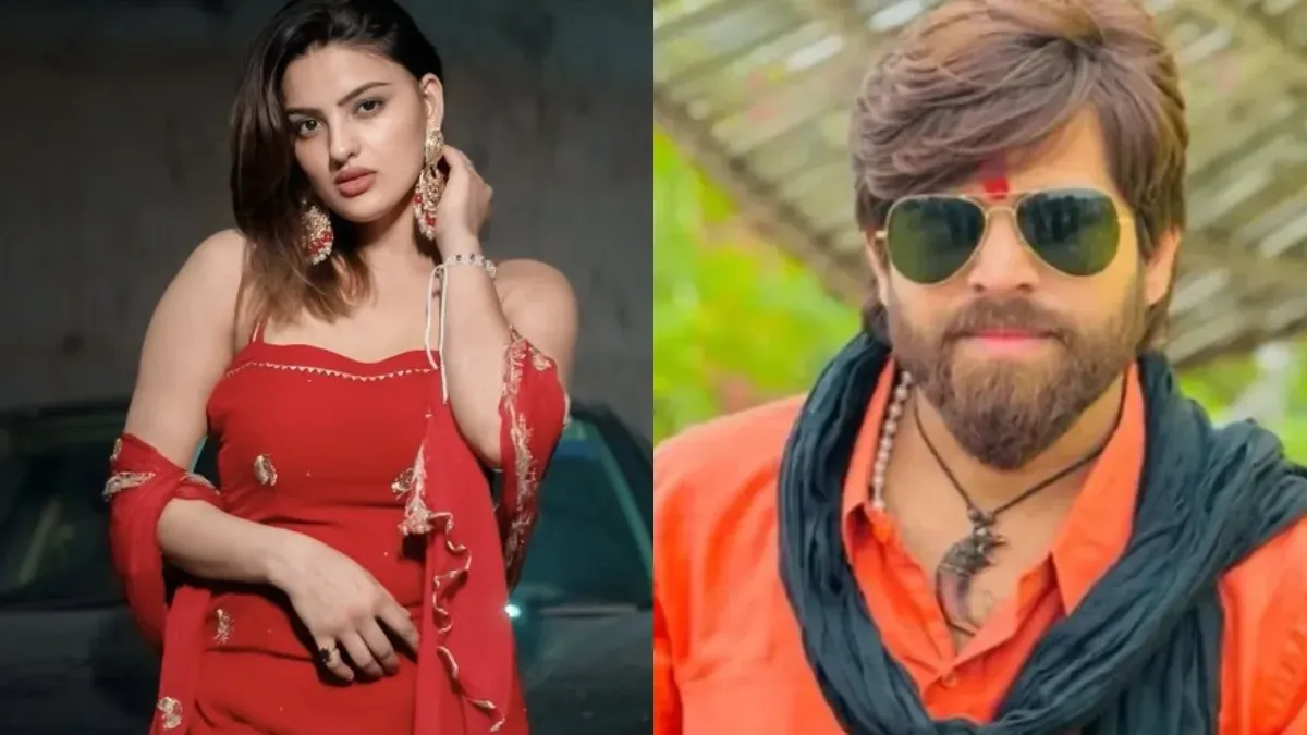 Divyanka Sirohi, Haryanvi actress and Masoom Sharma co-star.