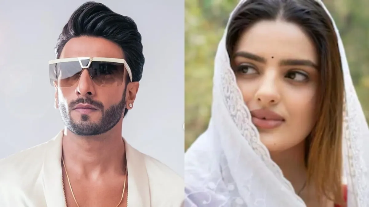 Collage of Ranveer Singh and Divyanka Sirohi.