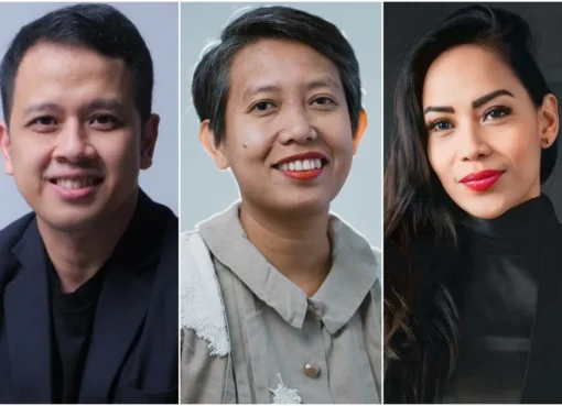 Fauzan Zidni smiling, a film producer recently elected to lead the Indonesian Film Agency.