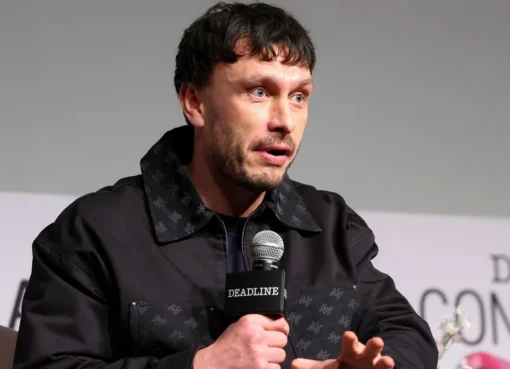 Richard Gadd smiling and talking at an event.