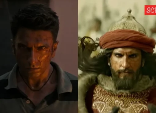 Ranveer Singh looking intense, possibly in a character role.