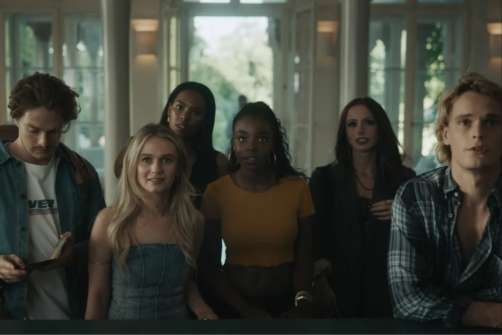 A dark, mysterious forest in Germany, evoking the setting of 'Don't Kill Loretta'.