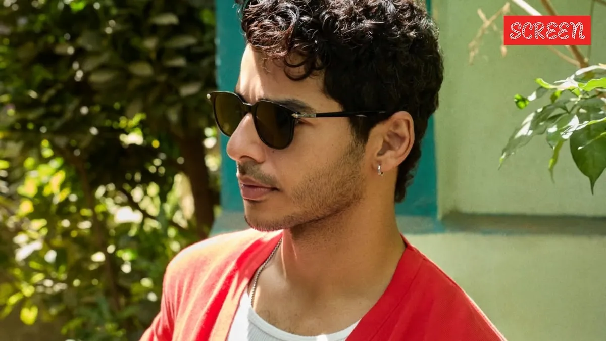 Ishaan Khatter looking thoughtful, perhaps in a candid interview setting.