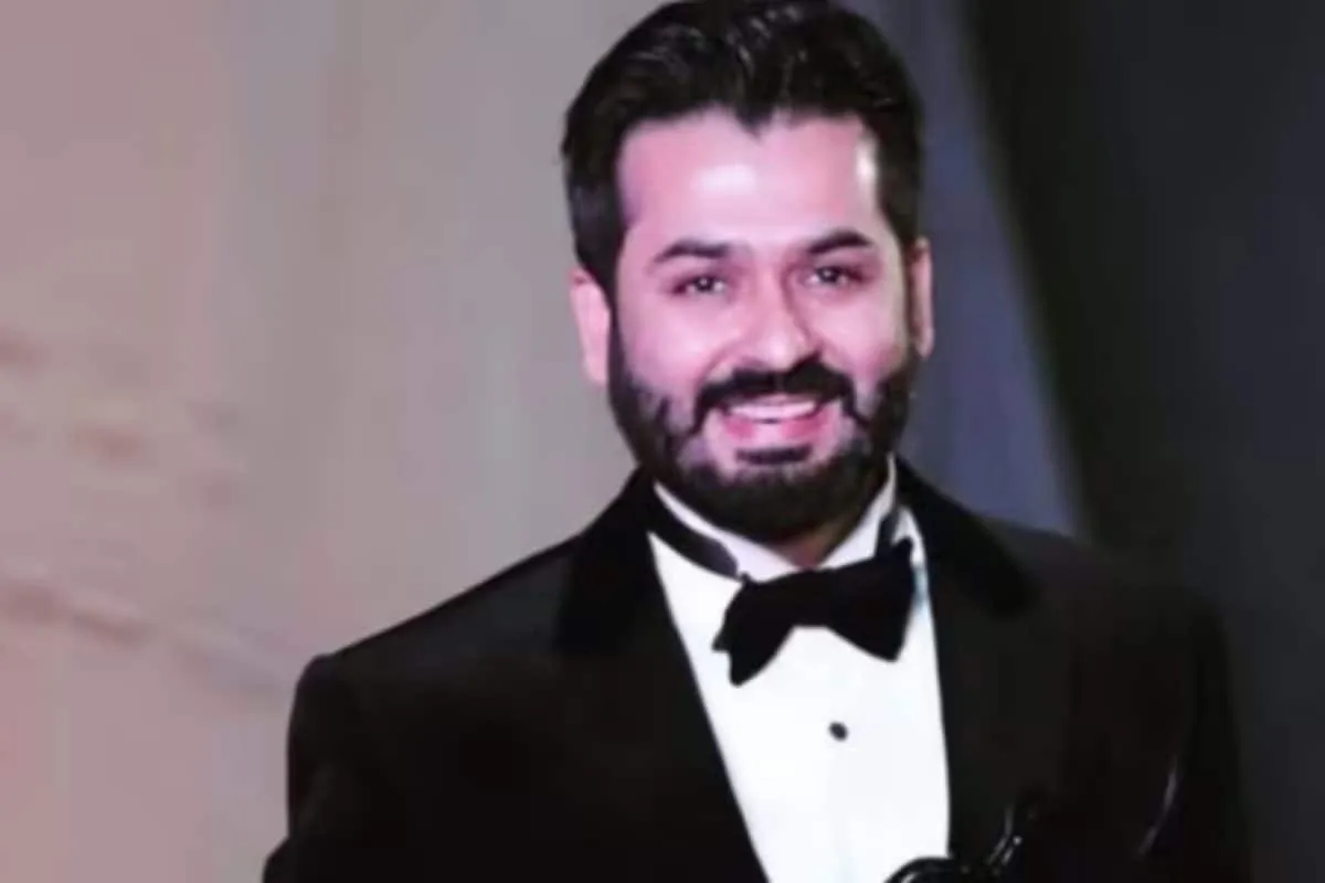 Director Aditya Dhar looking calm and focused on a film set