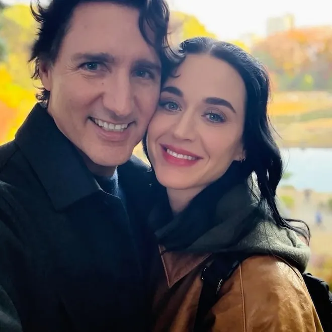 Katy Perry and Justin Trudeau at Coachella