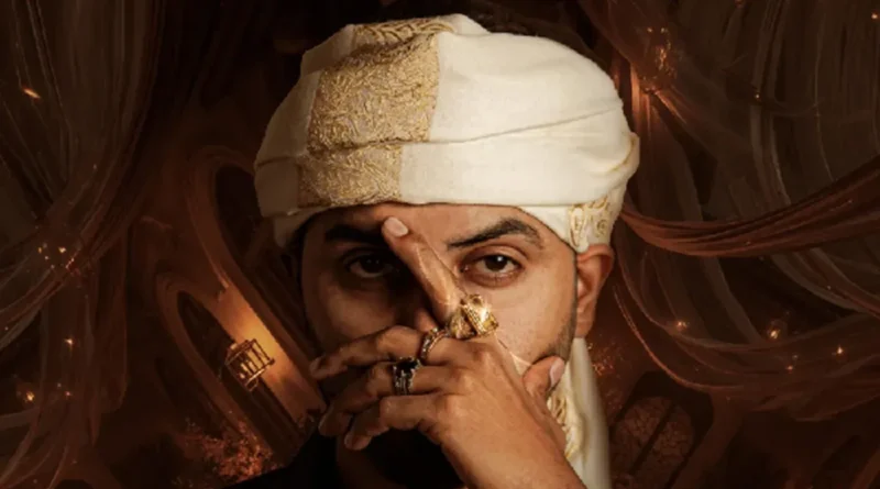 Album art for MBL and ABRAW's new single 'Makkana' with cultural elements.