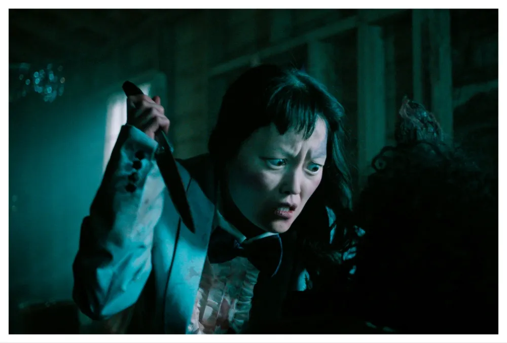 Image of a dark and scary movie poster for 'Swipe'