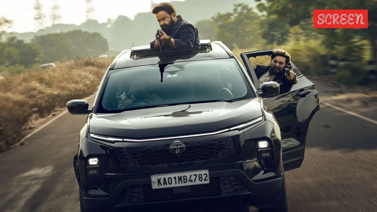 Movie poster featuring Mohanlal and Mammootty