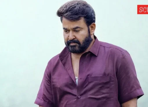 Mohanlal as Georgekutty looking worried.