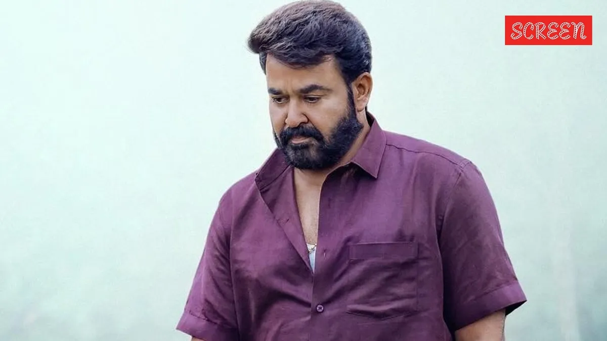 Mohanlal as Georgekutty looking worried.