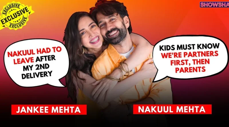 Nakuul Mehta and Jankee Mehta discussing modern parenting and partnership.