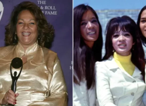 A smiling Nedra Talley Ross from The Ronettes, with classic 1960s hair and makeup.
