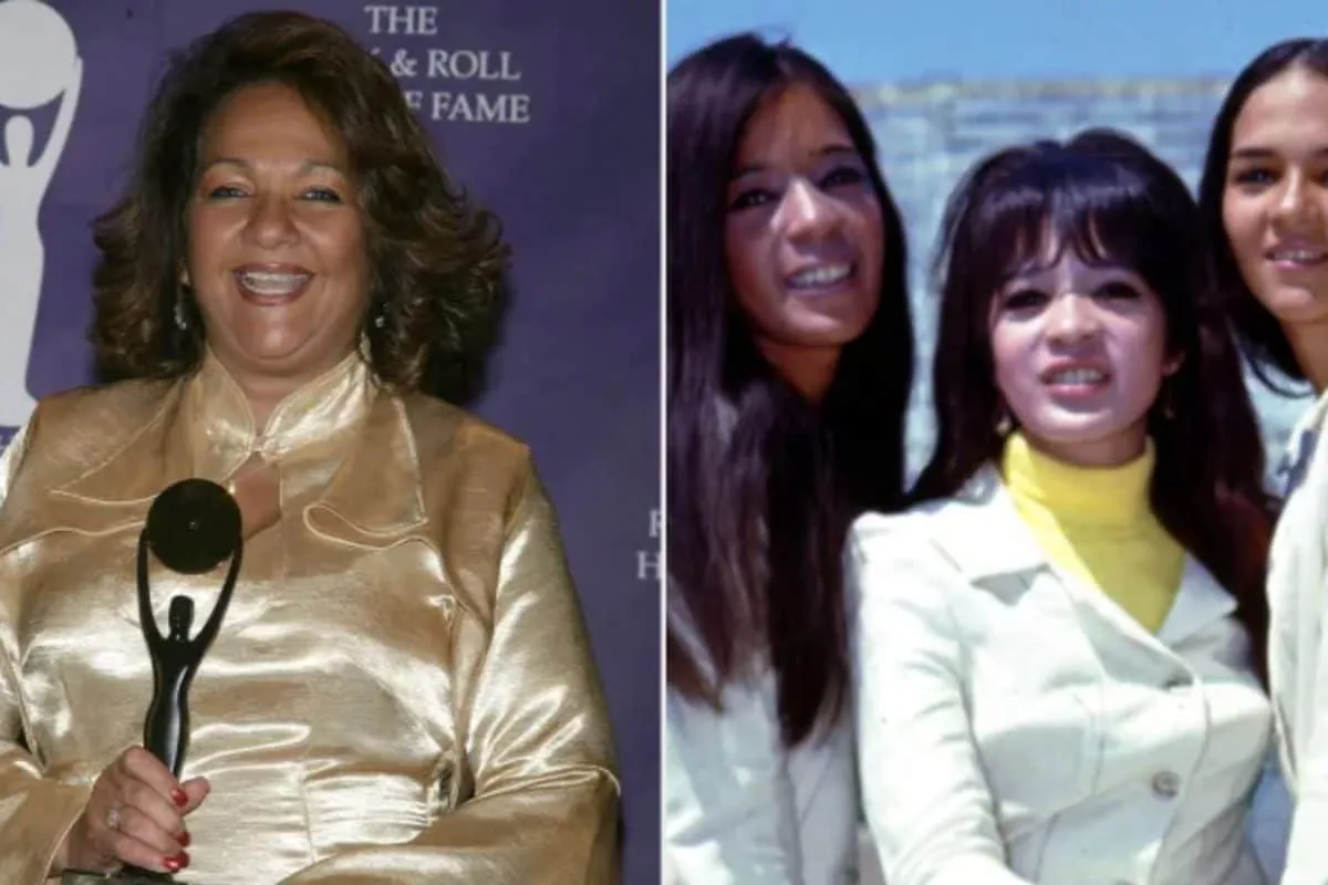 A smiling Nedra Talley Ross from The Ronettes, with classic 1960s hair and makeup.