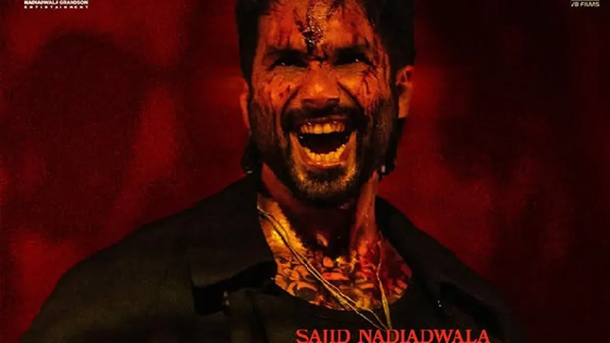 Movie poster for 'O Romeo' featuring Shahid Kapoor.