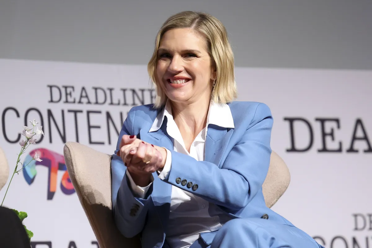 Actress Rhea Seehorn smiling.