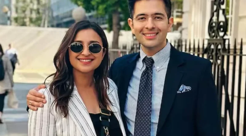 Raghav Chadha applauds Parineeti Chopra launching her new 'Mom Talks' show.