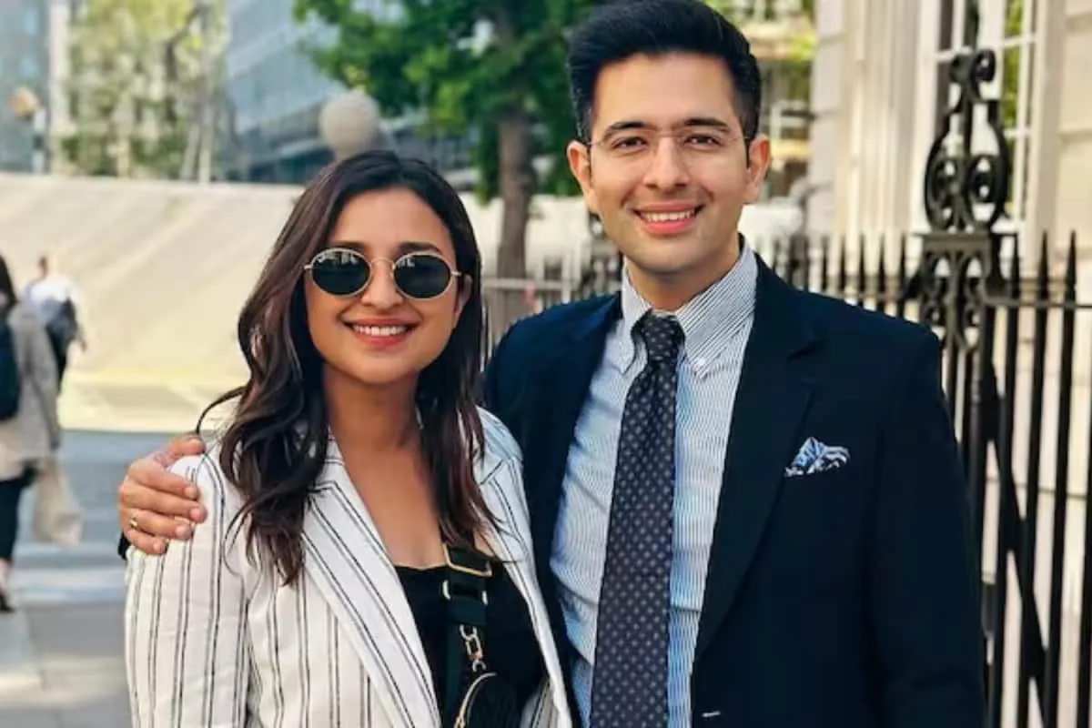 Raghav Chadha applauds Parineeti Chopra launching her new 'Mom Talks' show.