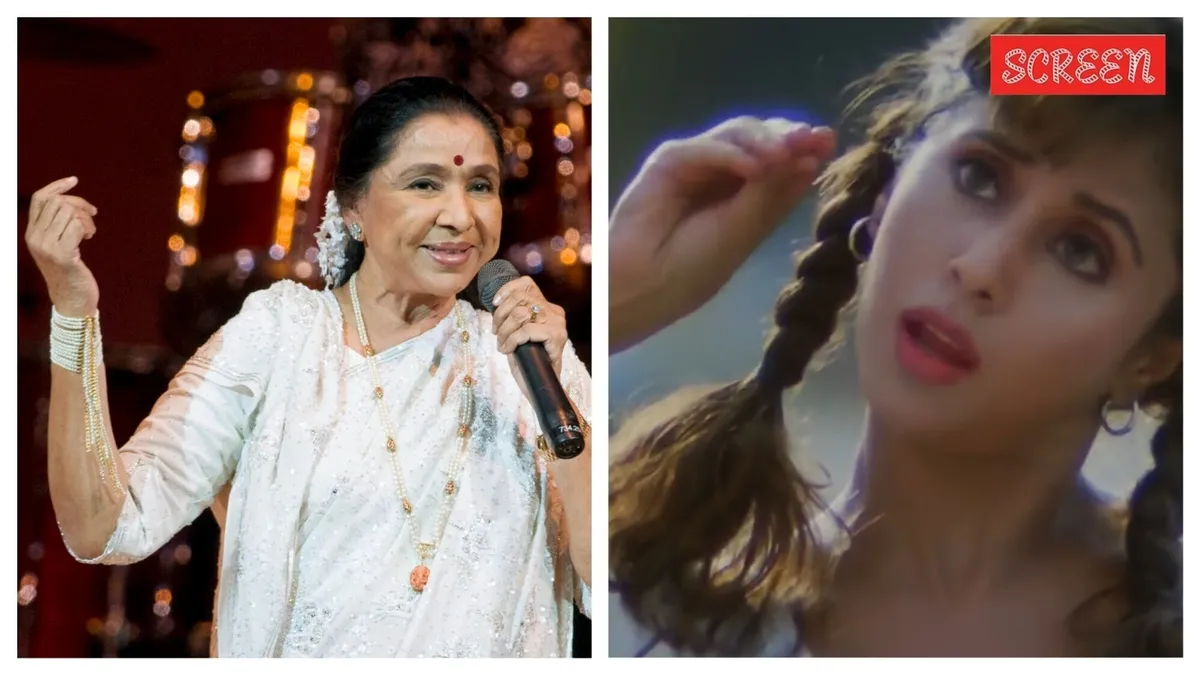 A legendary singer Asha Bhosle.