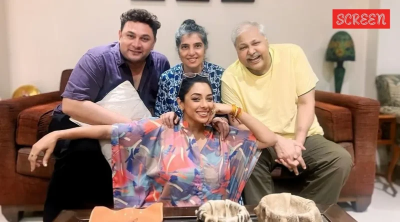 Sarabhai Vs Sarabhai cast members sharing a moment of laughter and camaraderie.