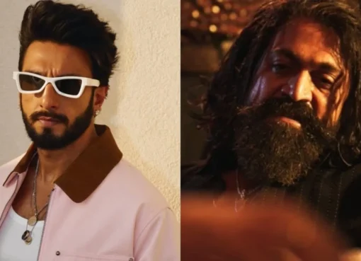 Ranveer Singh looking stylish and Yash in a moody film poster