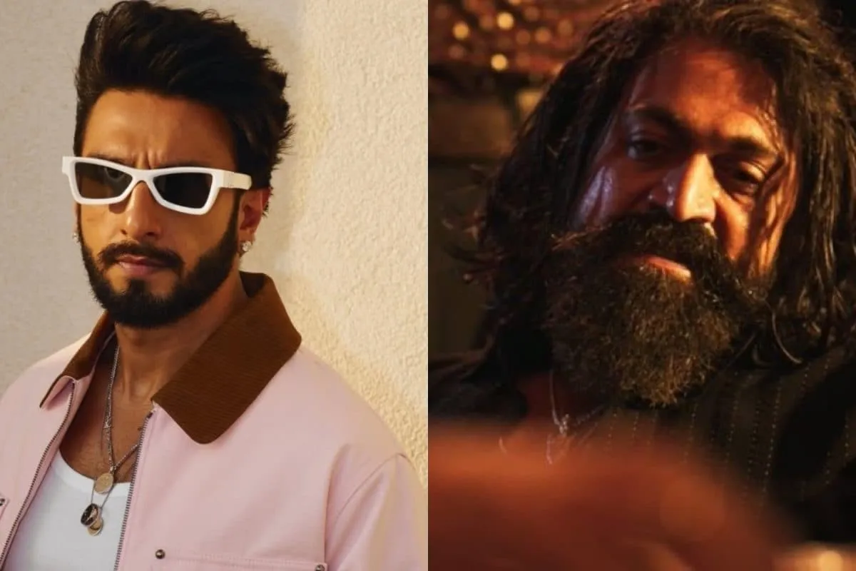 Ranveer Singh looking stylish and Yash in a moody film poster