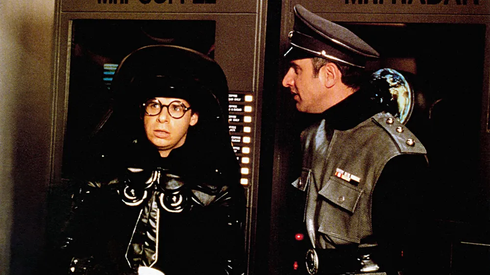 Mel Brooks in a still from Spaceballs