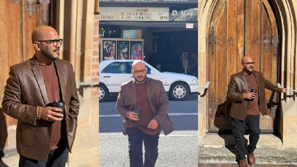 Ankur Kakatkar, filmmaker, at a film festival event.