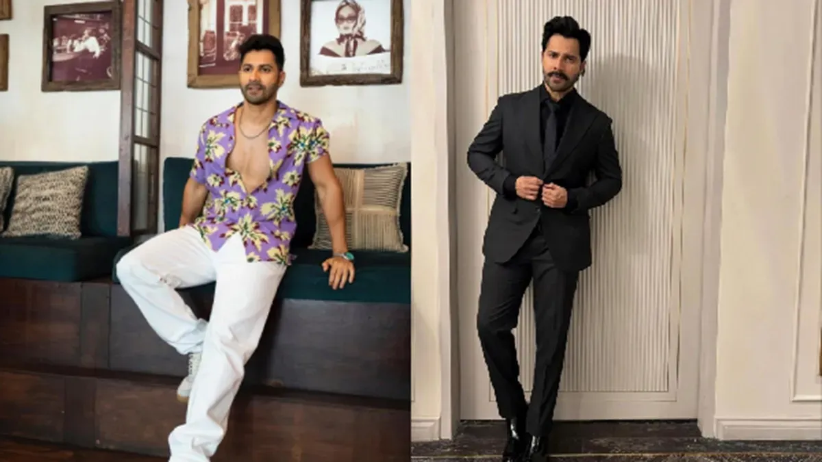 Varun Dhawan in a stylish outfit.