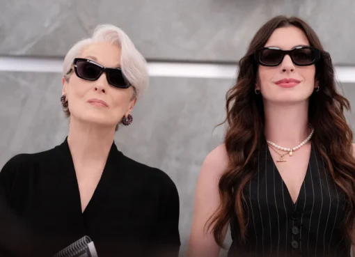 A screenshot from The Devil Wears Prada movie.