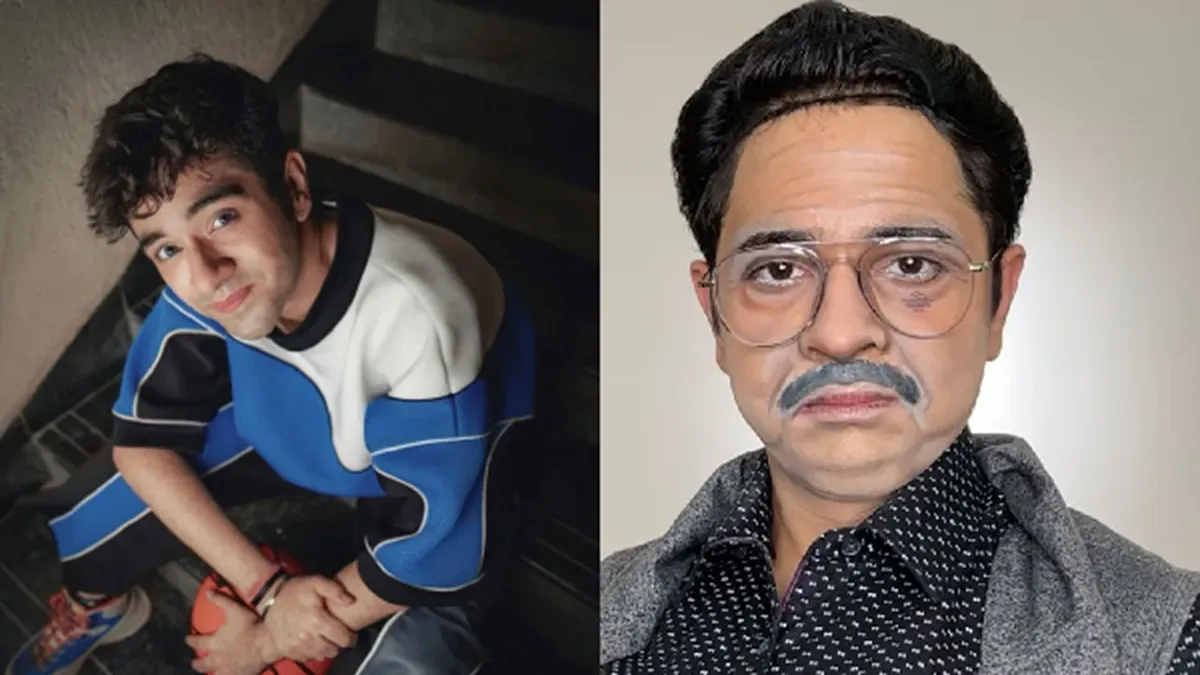 A collage of trending Indian pop culture figures and the creator Ronit Ashra.