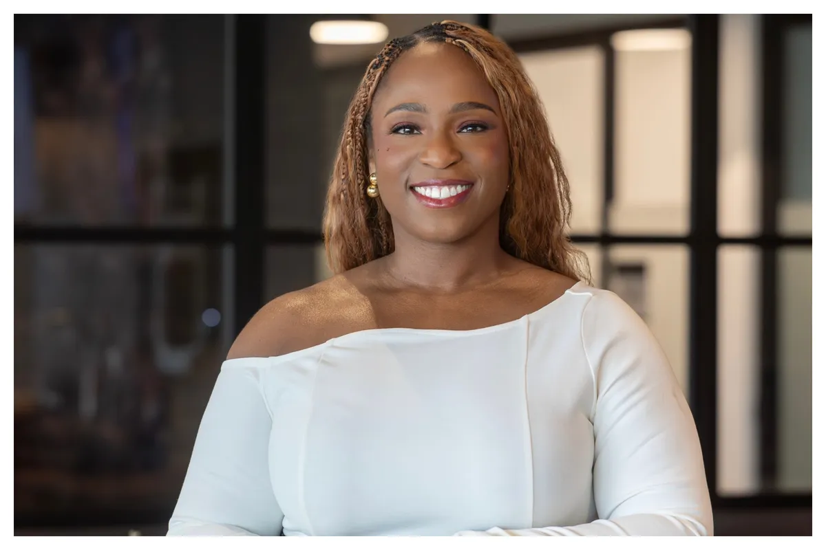 A colorful graphic showing diverse storytelling elements from Africa with a map highlighting the US.