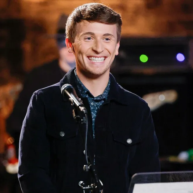 A photo of Dylan Carter performing.