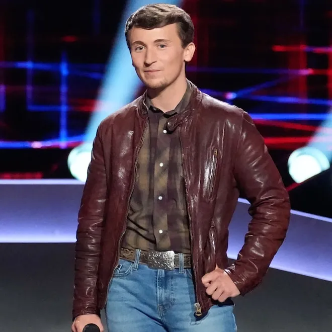 A somber photo of singer Dylan Carter.