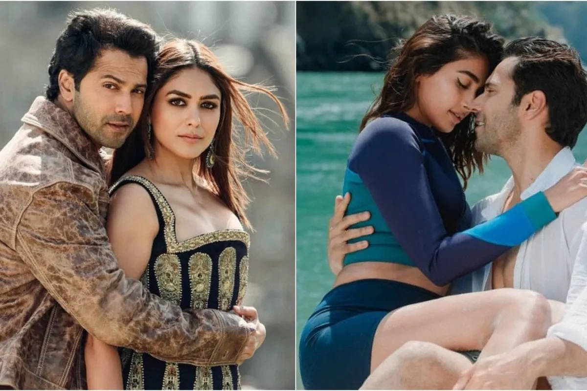 Varun Dhawan smiling on set