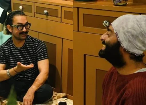 Aamir Khan speaking during an interview about Arijit Singh