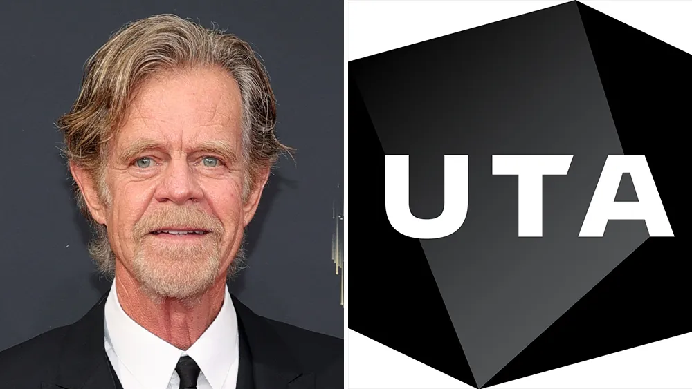 William H. Macy posing for a photo with a calm expression